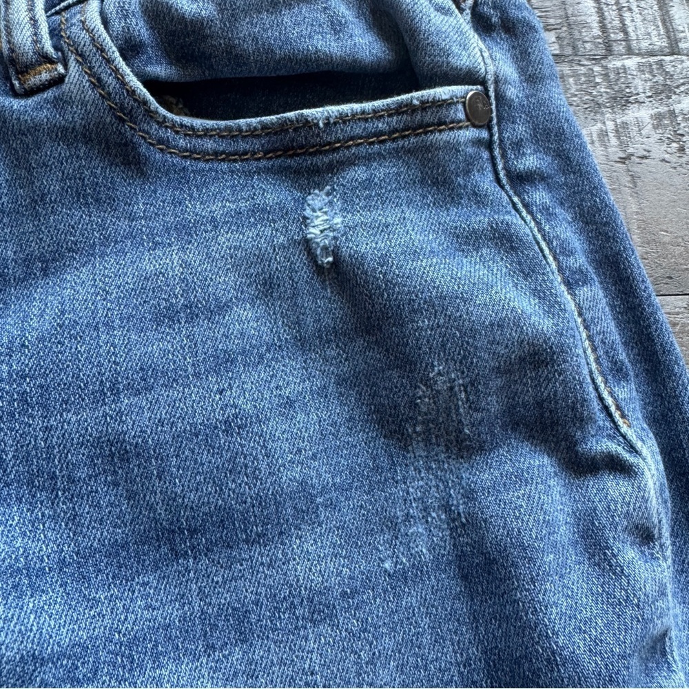 Judy Blue Walk This City Slim Fit Jeans Women's 9/29 Blue Distressed JB82204DK - Picture 6 of 12